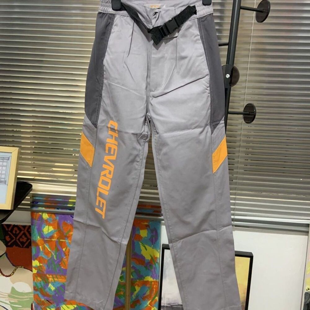 Chevrolet mechanic pants for boys and girls — thick, durable workwear Size 26